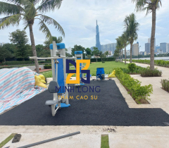 Đổ sàn cao su theo yêu cầu