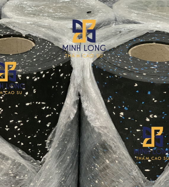 Thảm cao su EPDM chấm xanh trắng