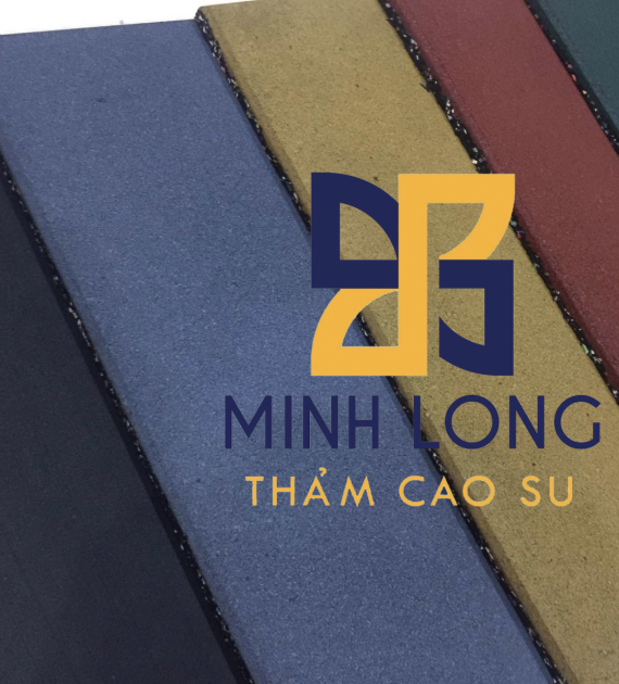 Gạch cao su màu xanh lá dày 15mm