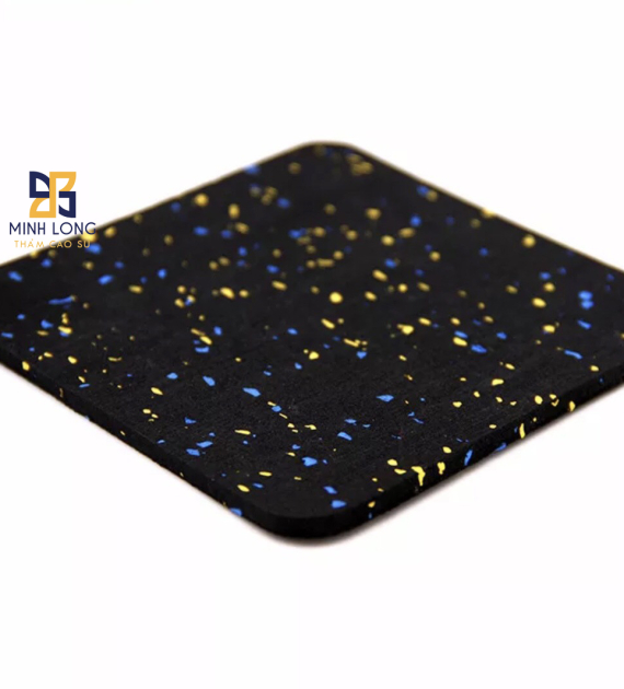 Thảm cao su EPDM chấm xanh - vàng