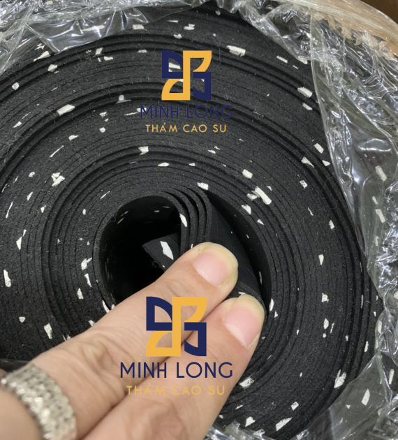Thảm cao su EPDM chấm trắng dày 2mm
