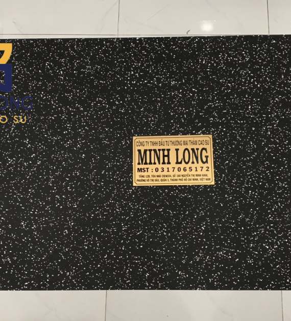Thảm cao su EPDM chấm trắng dày 2mm