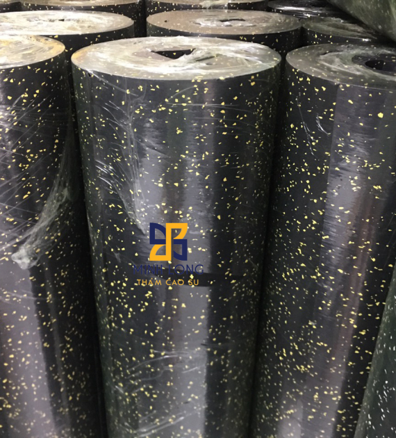 Thảm cao su EPDM chấm vàng